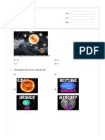 GRADE 4 - THE SOLAR SYSTEM - Quizizz