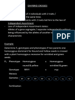 2 GENETICS AND INHERITANCE (Dihybrid)