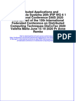 [Download pdf] Distributed Applications And Interoperable Systems 20Th Ifip Wg 6 1 International Conference Dais 2020 Held As Part Of The 15Th International Federated Conference On Distributed Computing Techniques D online ebook all chapter pdf 