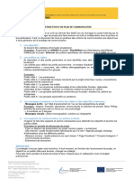 FICHE PRATIQUE 2 - Construction D'un Plan de Communication