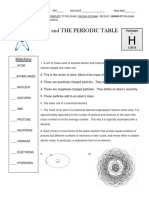 Atoms and Periodic Table Quiz Review Packet