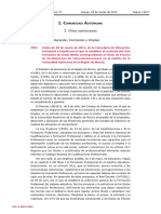 Consejería de Educación, Formación Y Empleo: Omunidad Utónoma