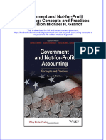 (Download PDF) Government and Not For Profit Accounting Concepts and Practices 7Th Edition Michael H Granof Online Ebook All Chapter PDF