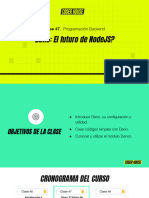 Clase 47 - Deno - El Futuro de Nodejs