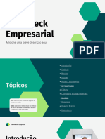 Modelo de Pitch Deck Empresarial