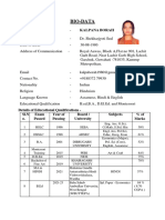 Biodata Kalpana 2023