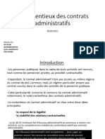 Le Contentieux Du Contrat Administratif Fin