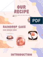 Raindrop Cake - Step by Step Recipe - Dessert