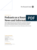 Podcasts As A Source of News and Information