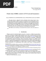 Finite Time SDRE Control of F16 Air