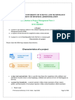 Fundamentals of Project Management Notes 