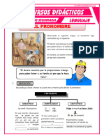 El Pronombre 1 para Segundo de Secundaria