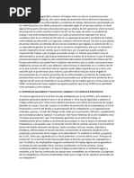 La Importancia de La Seguridad y Salud en El Trabajo Radica No Solo en Su Existencia Como Política Estatal y Empresarial