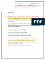 Project Management - Spring 2023 Midterm