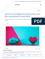 ¿Qué Es La Inteligencia Emocional y Por Qué Necesitamos Enseñarla - Observatorio - Instituto para El Futuro de La Educación