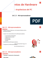 Memoria-Microprocesador-Tarjetas de Expansion - Dispostivos de Almacenamiento