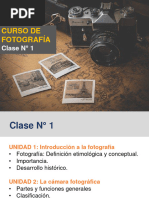 Clase 1 - Introducción A La Fotografía