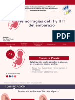 Hemorragias Segundo y Tercer Trimestre