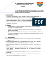 Bases Campeonato Interclases e Inter Apafa 2023 - Canelón