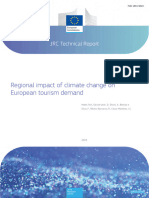 Matei Et Al (2023) Regional Impact of Climate Change On European Tourism Demand