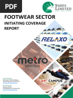 Footwear Industry - Campus - Metro - Relaxo - Initiating Coverage - SMIFS Institutional Research