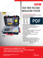 SEW Digital High Voltage Insulation Testers 15 KV