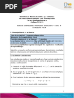 Guia de Actividades y Rúbrica de Evaluación - Tarea 6 - Evaluación Final