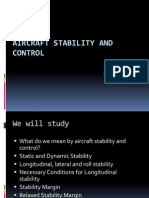 Aircraft Stability and Control: Dhileeban 11AE60R18