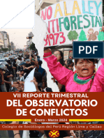 VII Reporte Del Observatorio de Conflictos