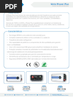 Especificação Técnica - Inversor Senoidal Epever IPower Plus (T)