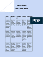 2 - Segunda Semana de Abril