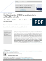 Real-Time Detection of MAC Layer Misbehavior in Mo