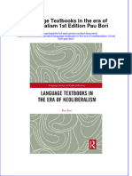 Language Textbooks in The Era of Neoliberalism 1St Edition Pau Bori Online Ebook Texxtbook Full Chapter PDF