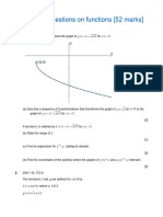 Exam Style Questions On Functions 1