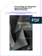 Managerial Accounting An Integrative Approach 2Nd Edition C J Mcnair Connoly Online Ebook Texxtbook Full Chapter PDF