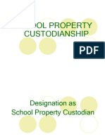 School Property Custodianship