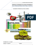 ANTOLOGÍA - QUIMICA - I-2020-2021 Virtual