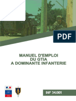 Inf - 34 - 001 Manuel Emploi Gtia Infanterie - 2013