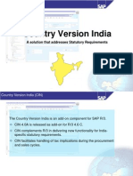 Country Version India: A Solution That Addresses Statutory Requirements