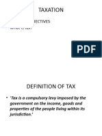 Taxation