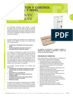 Mod. G30A/EV Mod. G30B/EV: Transductor Y Control de Caudal Y Nivel