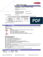 Technical Grade Cuprous Oxide SDS