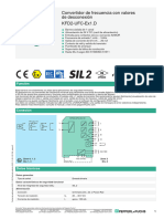 Convertidor de Frecuencia Con Valores de Desconexión KFD2-UFC-Ex1.D