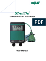 Ultrasonic Level Transmitter: SW/HW 837999/837999 MSHUTGB0402