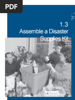 Personal and Home Disaster Preparedness