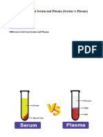 Differences Between Serum and Plasma