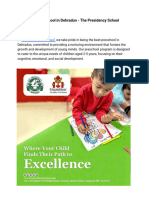 Best Preschool in Dehradun - The Presidency School