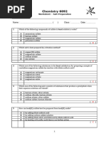 Worksheet - Salt Preparation (Answers)