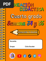 ? 4° S34-S35 - PLANEACIÓN DIDÁCTICA ? Esmeralda Te Enseña ?