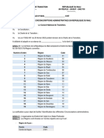 Projet de Loi Portant Création Des Circonscriptions Administratives Au Mali